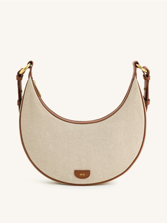 JW PEI Brown and Cream Handbag Boho Shoulder Purse EUC - Picture 3 of 11